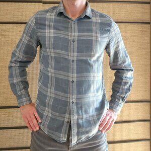 Calvin Klein Jeans Plaid Shirt Green